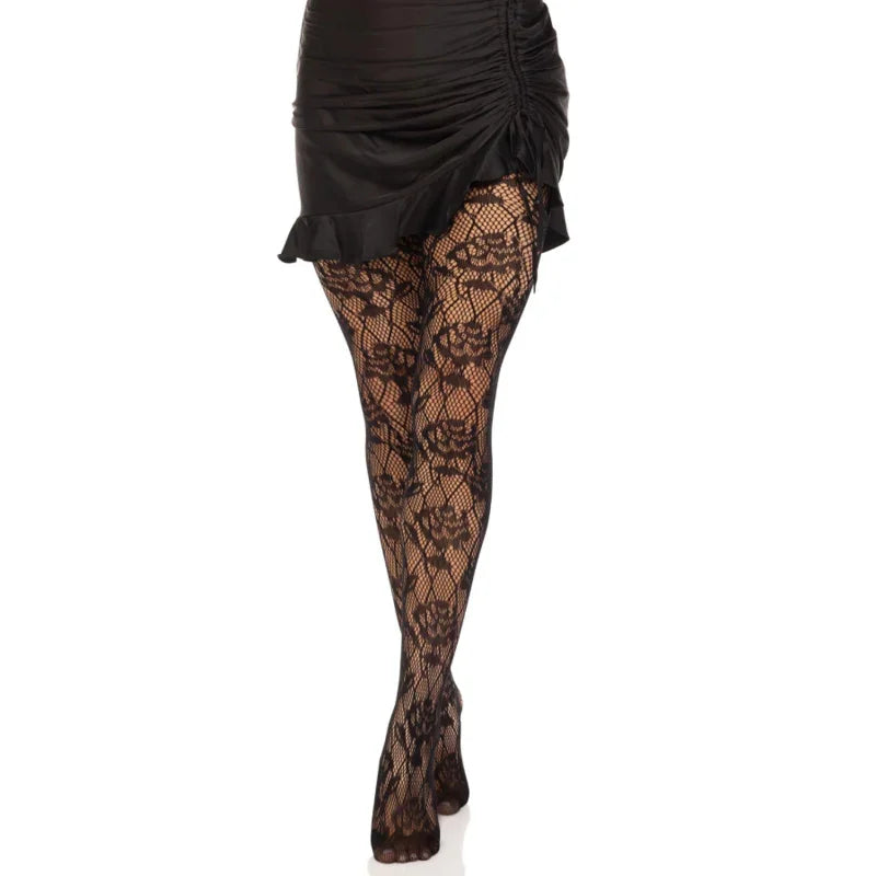 LEG AVENUE - MEDIAS RED ROSA SALVAJE - Nuvica