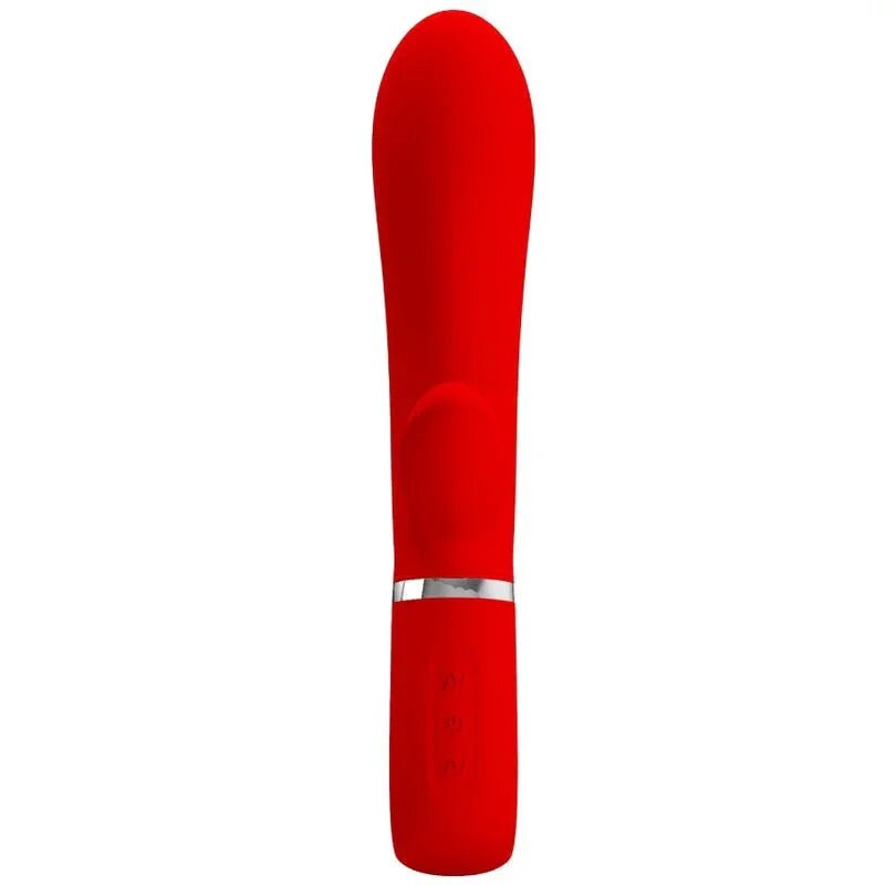 PRETTY LOVE - THOMAS VIBRADOR PUNTO G MULTIFUNCIÓN ROJO - Nuvica