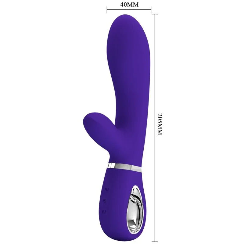 PRETTY LOVE - THOMAS VIBRADOR PUNTO G MULTIFUNCIÓN VIOLETA - Nuvica