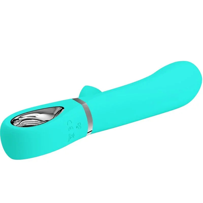 PRETTY LOVE - THOMAS VIBRADOR PUNTO G MULTIFUNCIÓN VERDE AGUA - Nuvica