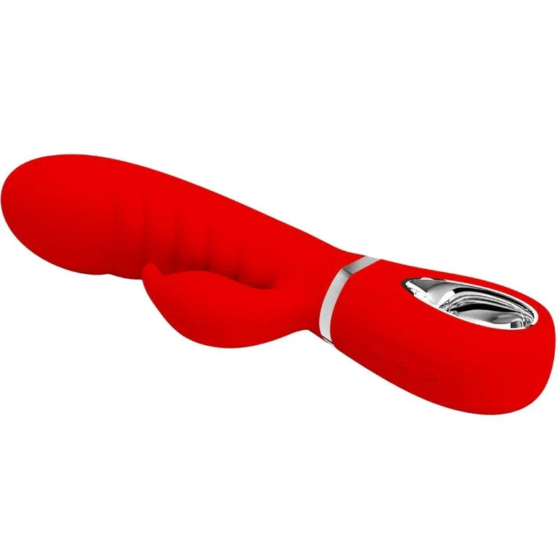 PRETTY LOVE - PRESCOTT VIBRADOR PUNTO G MULTIFUNCIÓN ROJO - Nuvica
