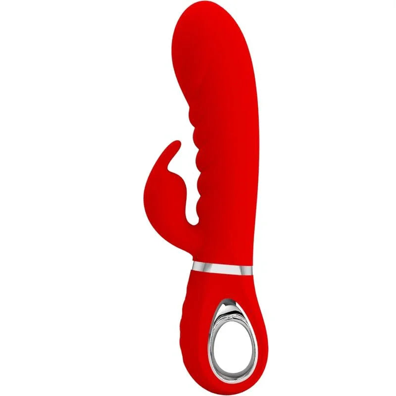 PRETTY LOVE - PRESCOTT VIBRADOR PUNTO G MULTIFUNCIÓN ROJO - Nuvica