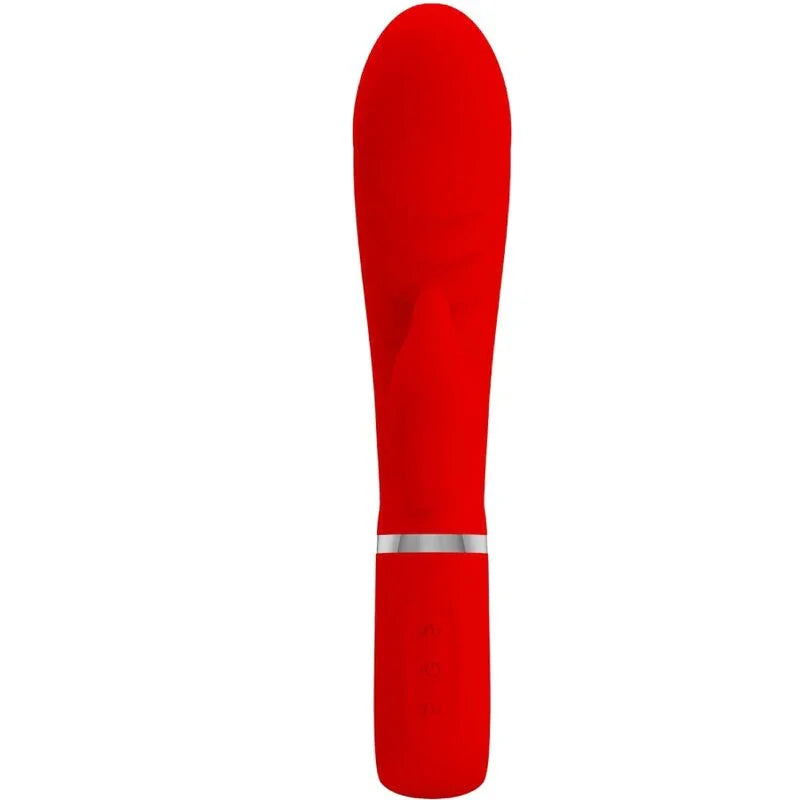 PRETTY LOVE - PRESCOTT VIBRADOR PUNTO G MULTIFUNCIÓN ROJO - Nuvica
