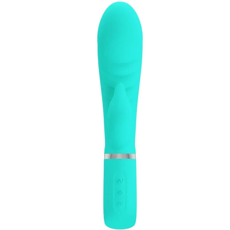 PRETTY LOVE - PRESCOTT VIBRADOR PUNTO G MULTIFUNCIÓN VERDE AGUA - Nuvica