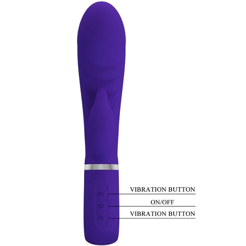 PRETTY LOVE - PRESCOTT VIBRADOR PUNTO G MULTIFUNCIÓN LILA - Nuvica