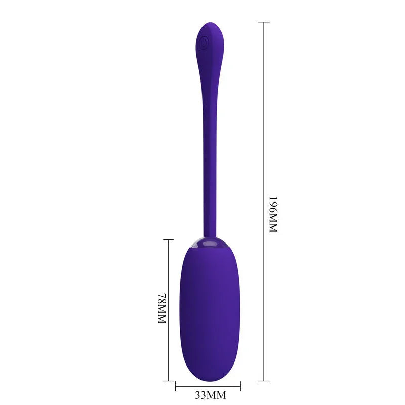 PRETTY LOVE - JULIUS HUEVO VIBRADOR IMPERMEBLE & RECARGABLE LILA - Nuvica