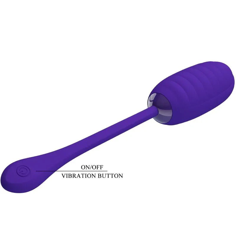 PRETTY LOVE - KIRK HUEVO VIBRADOR RECARGABLE LILA - Nuvica