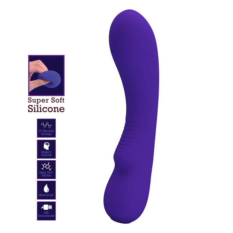 PRETTY LOVE - PRESCOTT VIBRADOR RECARGABLE LILA - Nuvica
