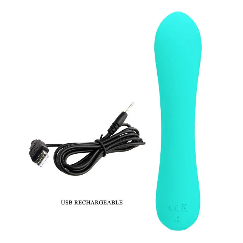 PRETTY LOVE - PRESCOTT VIBRADOR RECARGABLE VERDE AGUA - Nuvica