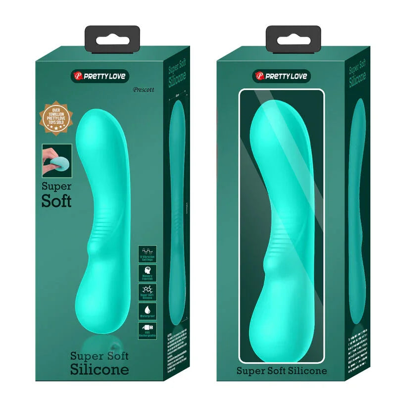 PRETTY LOVE - PRESCOTT VIBRADOR RECARGABLE VERDE AGUA - Nuvica