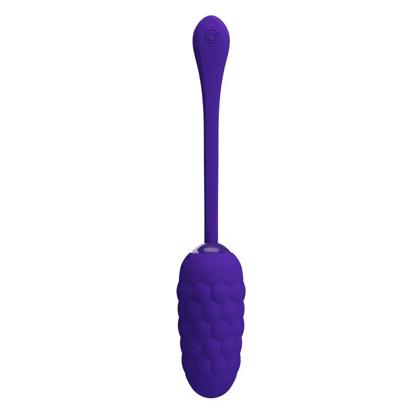 PRETTY LOVE - HUEVO VIBRADOR CON TEXTURA MARINA RECARGABLE LILA - Nuvica