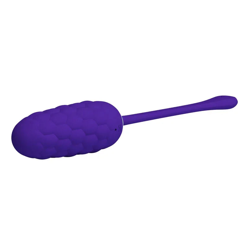 PRETTY LOVE - HUEVO VIBRADOR CON TEXTURA MARINA RECARGABLE LILA - Nuvica
