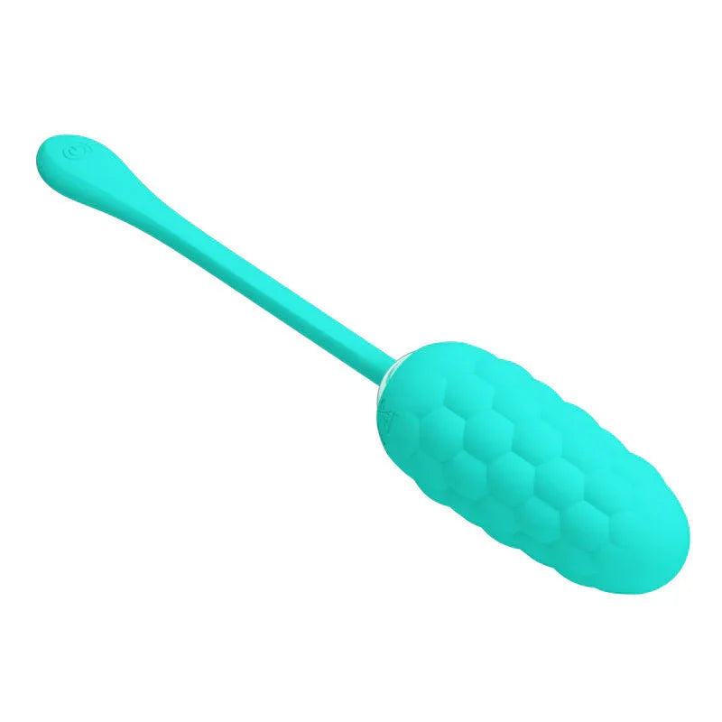 PRETTY LOVE - HUEVO VIBRADOR CON TEXTURA MARINA RECARGABLE VERDE AGUA - Nuvica