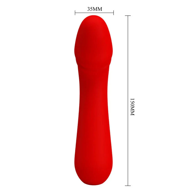 PRETTY LOVE - CETUS VIBRADOR RECARGABLE ROJO - Nuvica