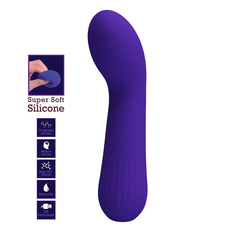 PRETTY LOVE - FAUN VIBRADOR RECARGABLE LILA - Nuvica