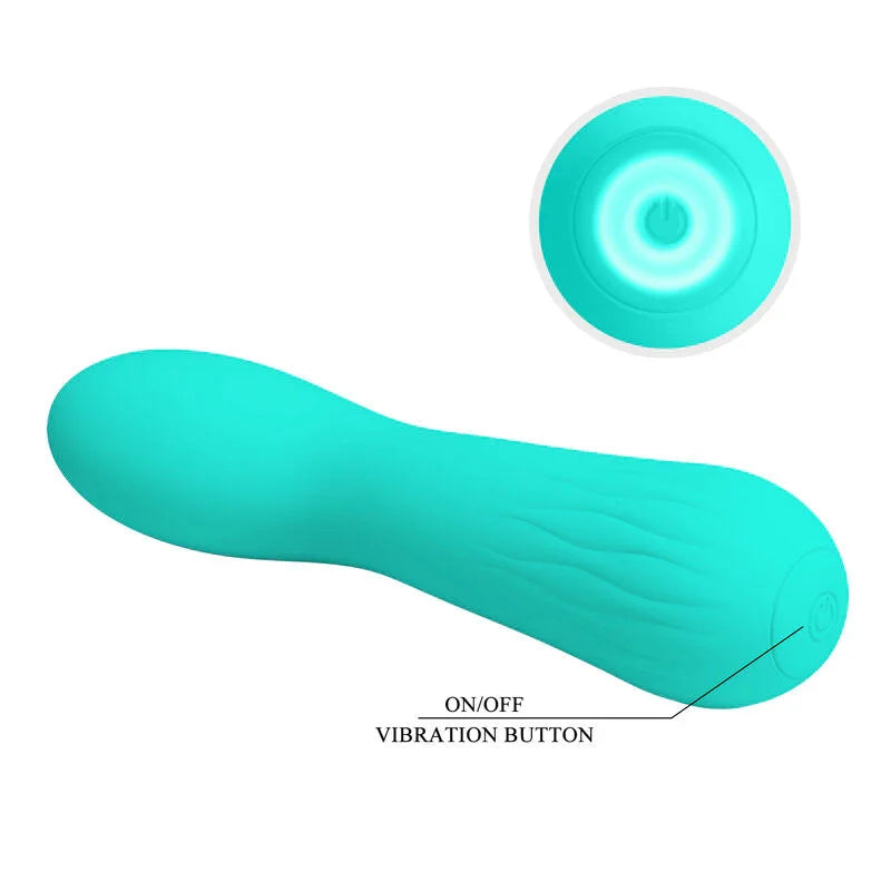 PRETTY LOVE - FAUN VIBRADOR RECARGABLE VERDE AGUA - Nuvica