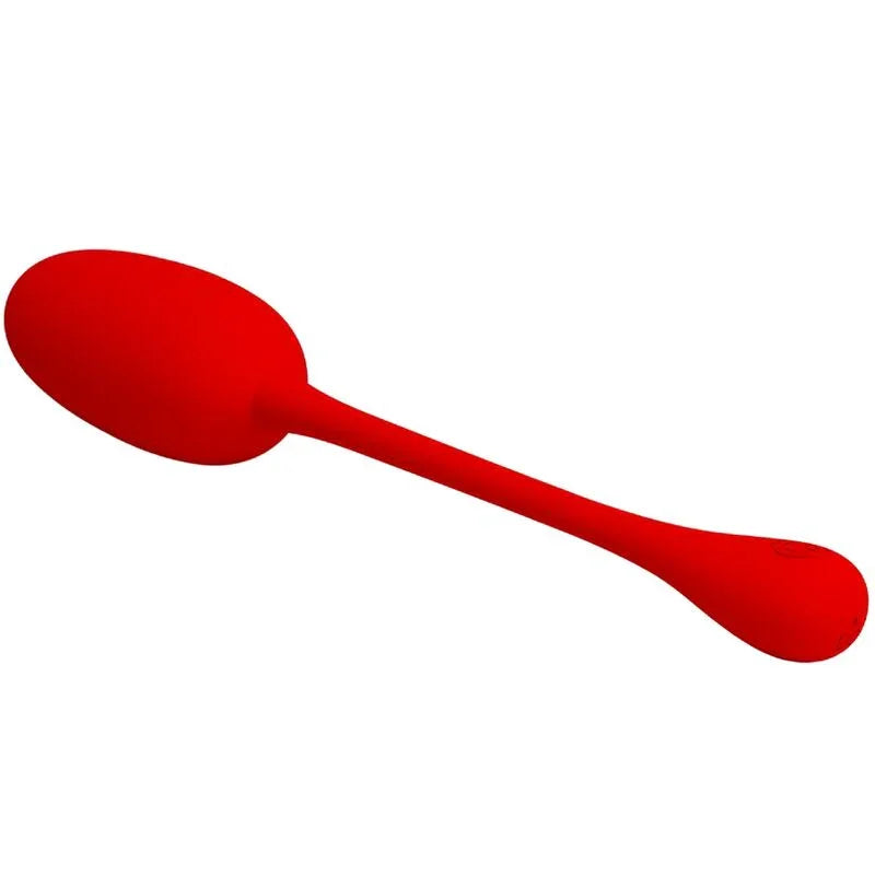 PRETTY LOVE - KNUCKER HUEVO VIBRADOR RECARGABLE ROJO - Nuvica