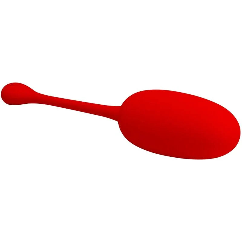 PRETTY LOVE - KNUCKER HUEVO VIBRADOR RECARGABLE ROJO - Nuvica