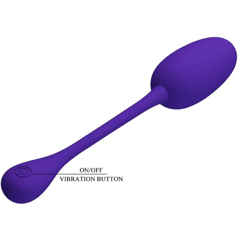 PRETTY LOVE - KNUCKER HUEVO VIBRADOR RECARGABLE LILA - Nuvica