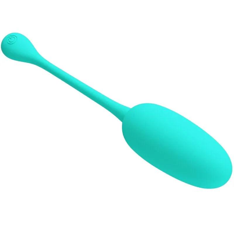 PRETTY LOVE - KNUCKER HUEVO VIBRADOR RECARGABLE VERDE AGUA - Nuvica