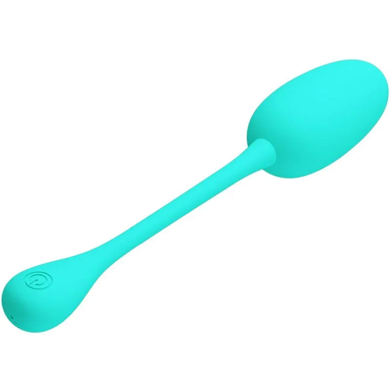PRETTY LOVE - KNUCKER HUEVO VIBRADOR RECARGABLE VERDE AGUA - Nuvica
