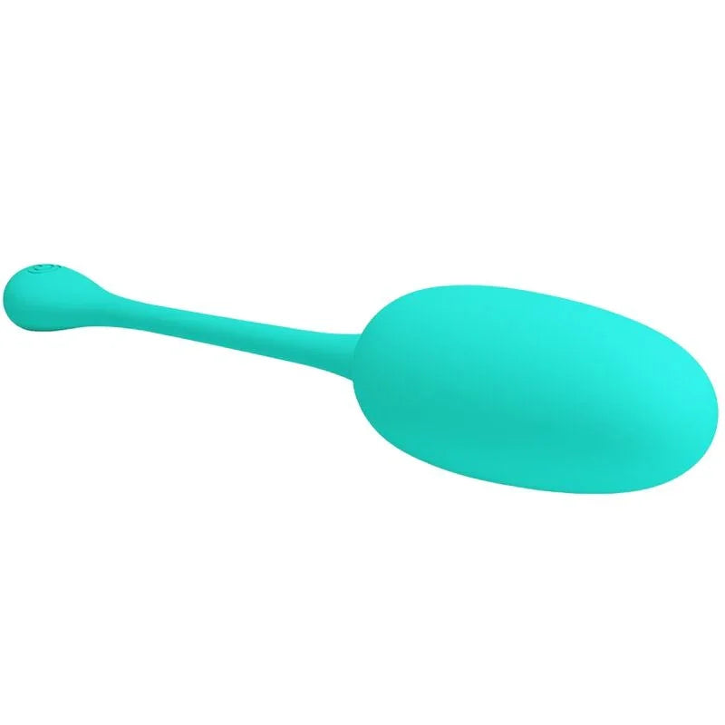 PRETTY LOVE - KNUCKER HUEVO VIBRADOR RECARGABLE VERDE AGUA - Nuvica