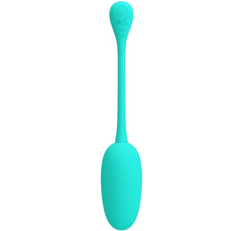 PRETTY LOVE - KNUCKER HUEVO VIBRADOR RECARGABLE VERDE AGUA - Nuvica