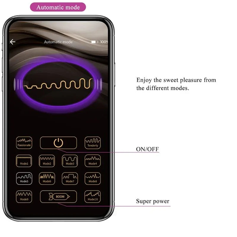 PRETTY LOVE - CATALINA VIBRADOR APP CONTROL REMOTO LILA - Nuvica