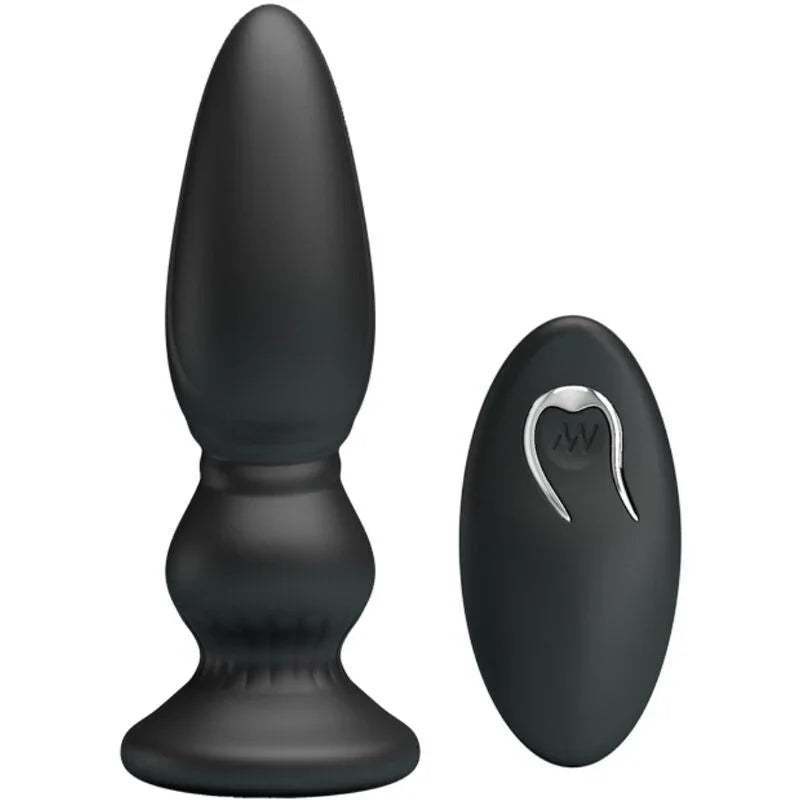 MR PLAY - VIBRADOR POTENTE CONTROL REMOTO ANAL PLUG NEGRO - Nuvica