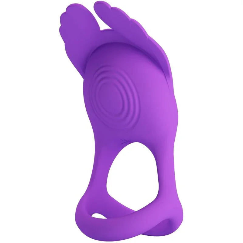 PRETTY LOVE - SILAS ANILLO VIBRADOR 7 VIBRACIONES SILICONA LILA - Nuvica
