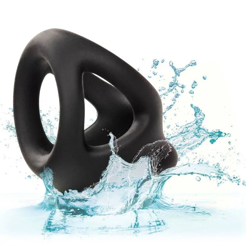 CALEXOTICS - ALPHA ANILLO DE JAULA DOBLE NEGRO - Nuvica