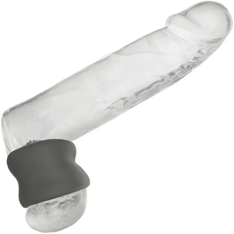 CALEXOTICS - ALPHA ANILLO EXTENSIÓN ESCROTO DOBLE NEGRO - Nuvica