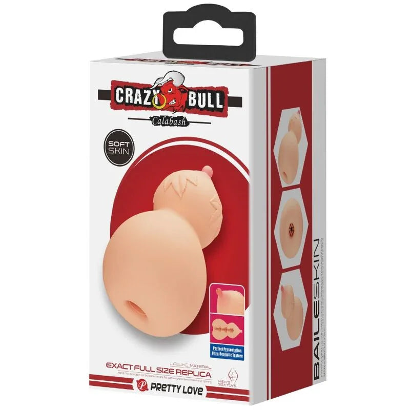 CRAZY BULL - CALABASH MASTUBADOR EN FORMA DE PECHO - Nuvica