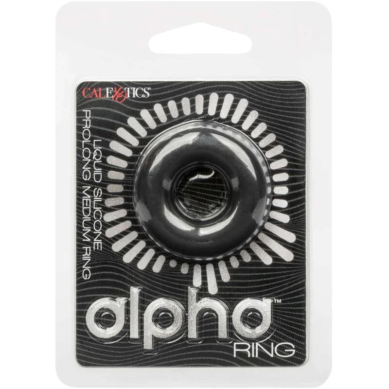 CALEXOTICS - ALPHA ANILLO PROLONG MEDIO NEGRO - Nuvica