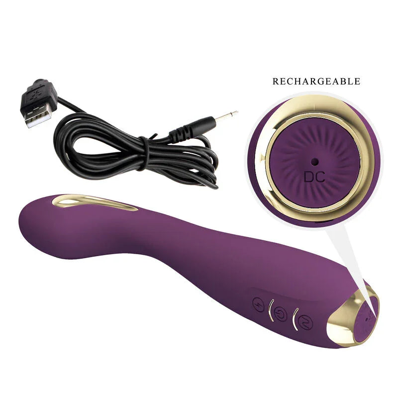 PRETTY LOVE - HECTOR VIBRADOR ELECTROSHOCK POR CONTROL POR APP LILA - Nuvica