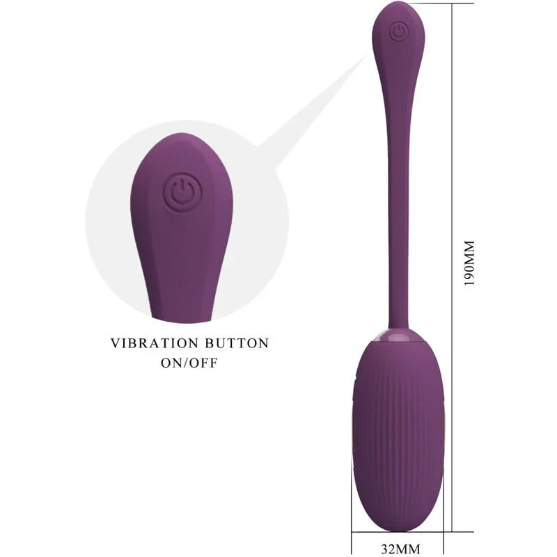 PRETTY LOVE - DOREEN HUEVO VIBRADOR RECARGABLE LILA - Nuvica
