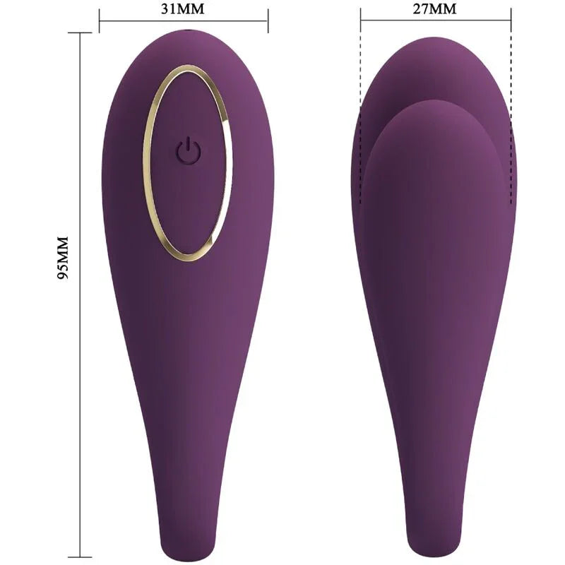 PRETTY LOVE - AUGUST VIBRADOR DOBLE PLACER APP REMOTE - Nuvica