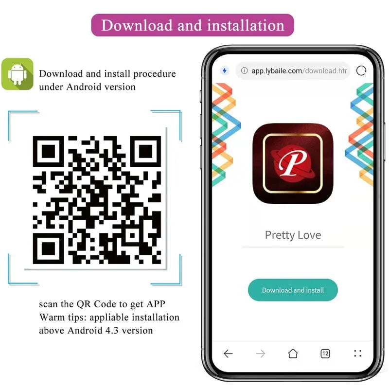 PRETTY LOVE - AUGUST VIBRADOR DOBLE PLACER APP REMOTE - Nuvica