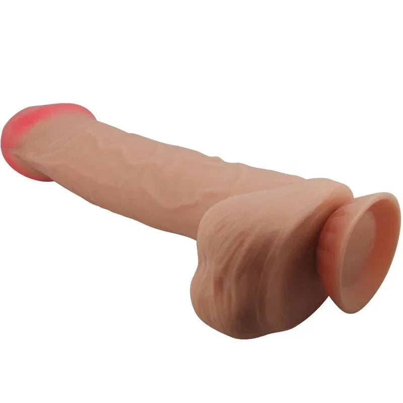 PRETTY LOVE - SLIDING SKIN SERIES DILDO REALÍSTICO CON VENTOSA PIEL DESLIZANTE 26 CM - Nuvica
