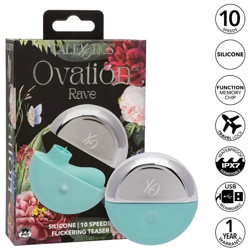 CALEXOTICS - OVATION RAVE ESTIMULADOR VERDE AGUA - Nuvica