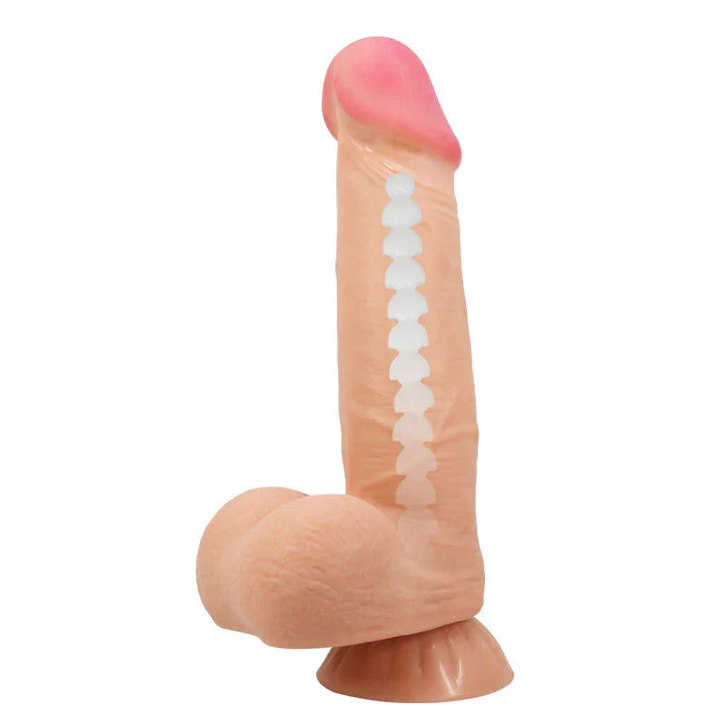 PRETTY LOVE - SLIDING SKIN SERIES DILDO REALÍSTICO CON VENTOSA PIEL DESLIZANTE 21.8 CM - Nuvica