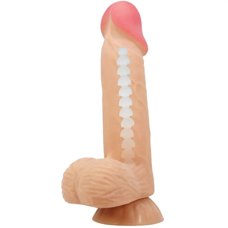PRETTY LOVE - SLIDING SKIN SERIES DILDO REALÍSTICO CON VENTOSA PIEL DESLIZANTE 20.6 CM - Nuvica
