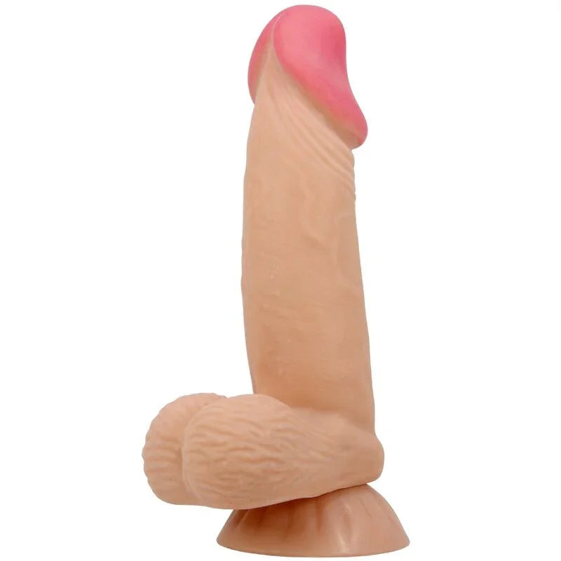 PRETTY LOVE - SLIDING SKIN SERIES DILDO REALÍSTICO CON VENTOSA PIEL DESLIZANTE 19.4 CM - Nuvica