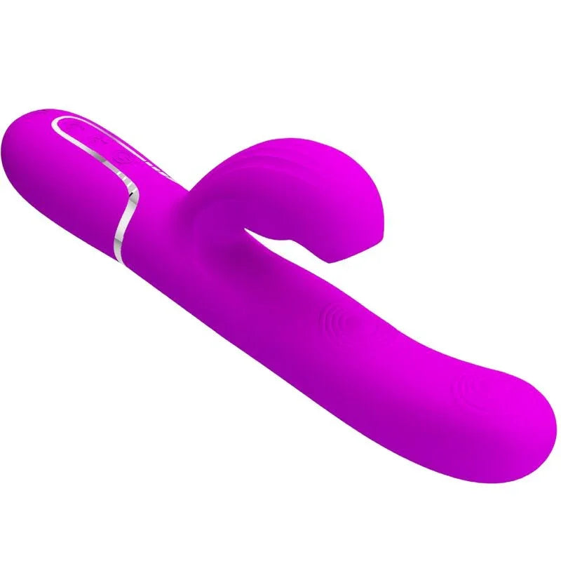 PRETTY LOVE - PERLITA VIBRADOR PUNTO G 3 EN 1 MULTIFUNCIÓN VIOETA - Nuvica