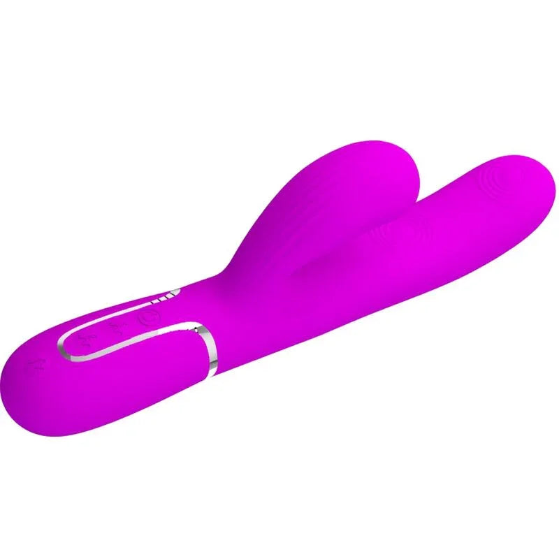 PRETTY LOVE - PERLITA VIBRADOR PUNTO G 3 EN 1 MULTIFUNCIÓN VIOETA - Nuvica