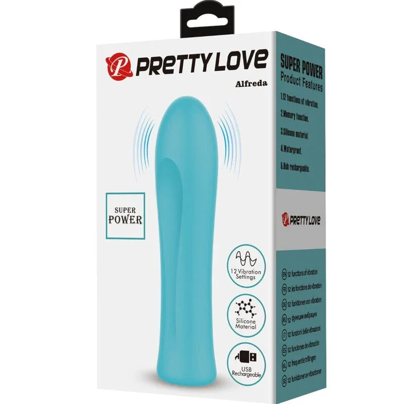 PRETTY LOVE - ALFREDA VIBRADOR SUPER POWER VERDE AGUA - Nuvica