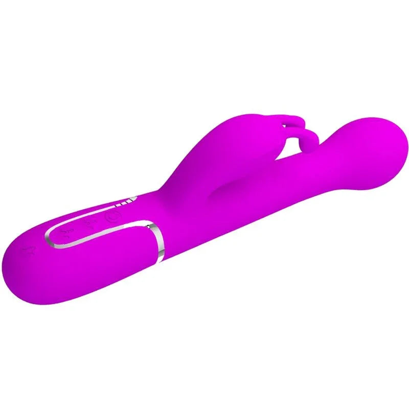 PRETTY LOVE - DEJON VIBRADOR RABBIT 3 EN 1 MULTIFUNCIÓN VIOLETA - Nuvica