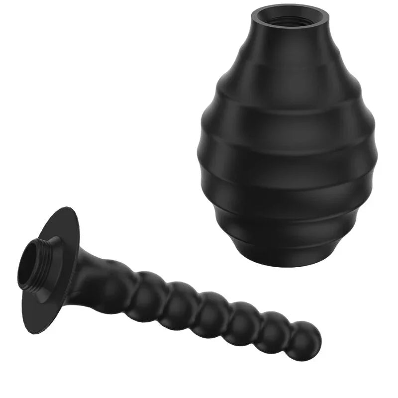 MR PLAY - DUCHA ANAL BLKM7 SUPER POWER NEGRO - Nuvica