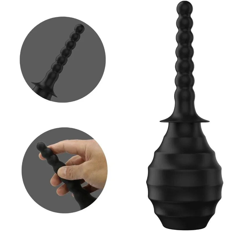 MR PLAY - DUCHA ANAL BLKM7 SUPER POWER NEGRO - Nuvica