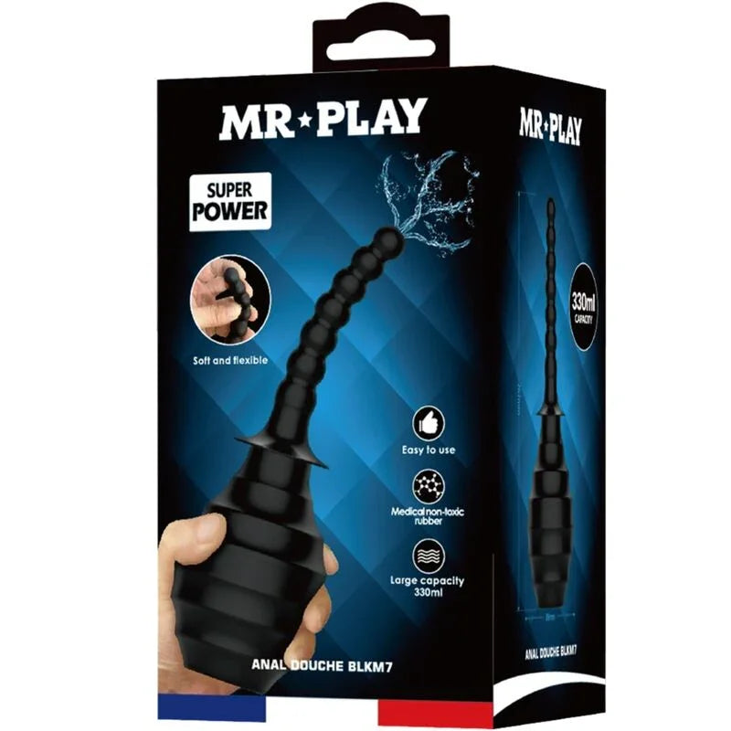 MR PLAY - DUCHA ANAL BLKM7 SUPER POWER NEGRO - Nuvica